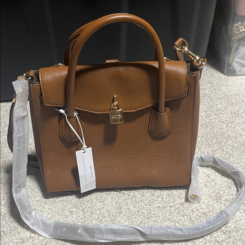 MICHAEL Michael Kors Mercer Leather Satchel